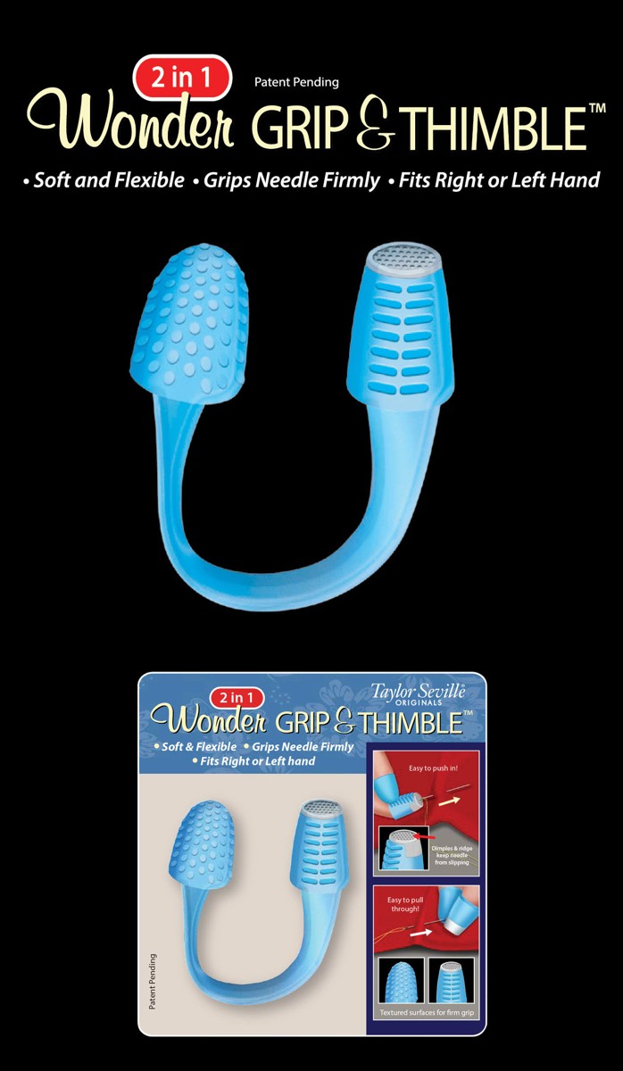 Taylor Seville 2-in-1 Wonder Grip & Thimble thimble and finger guard in one 
