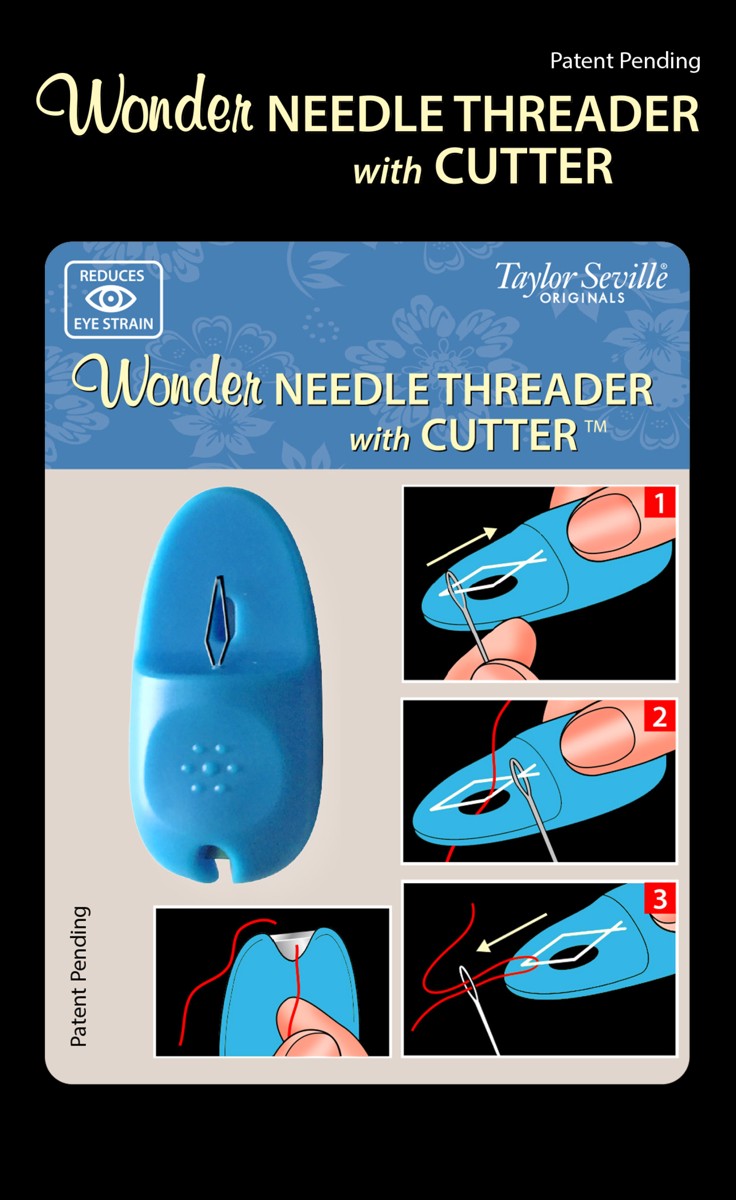 Taylor Seville Needle Threader with Cutter and Trimmer Wonder Needle Threader