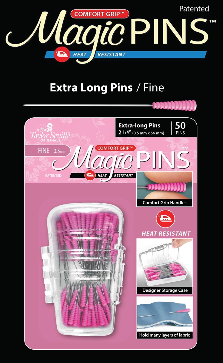 Taylor Seville Magic Pins extra-long fine 0.5 x 56 mm