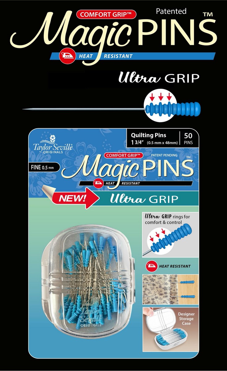 Taylor Seville Magic Pins Ultra Grip Quilting fine 0.5 x 48 mm